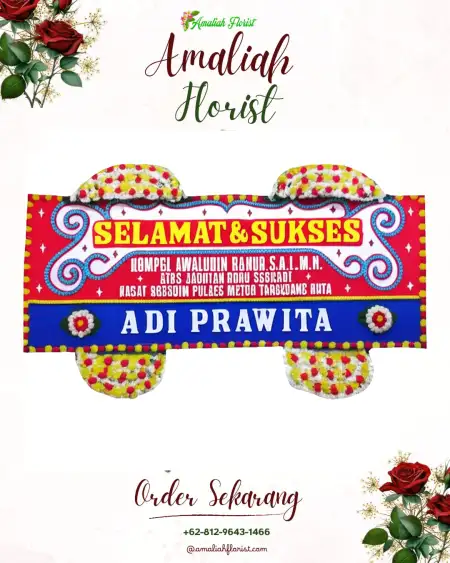 Papan Bunga Ucapan Selamat Surya Mataram